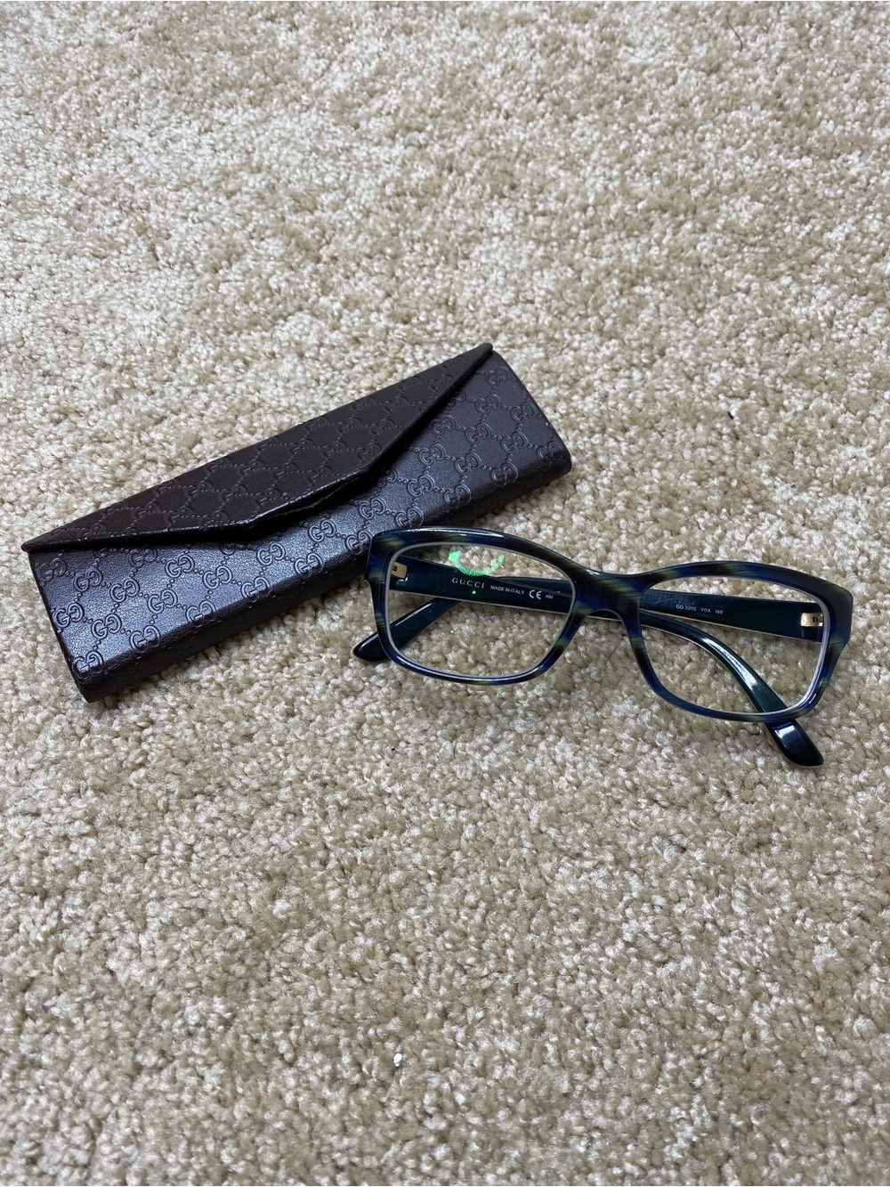 Gucci Rare Blue/Black Eyeglasses GG 3205